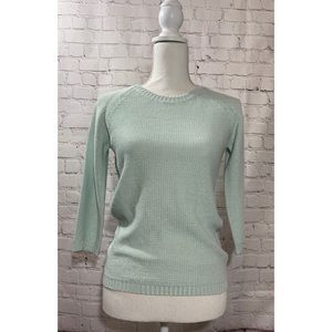 3/4 Sleeve Keyhole back Sweater S